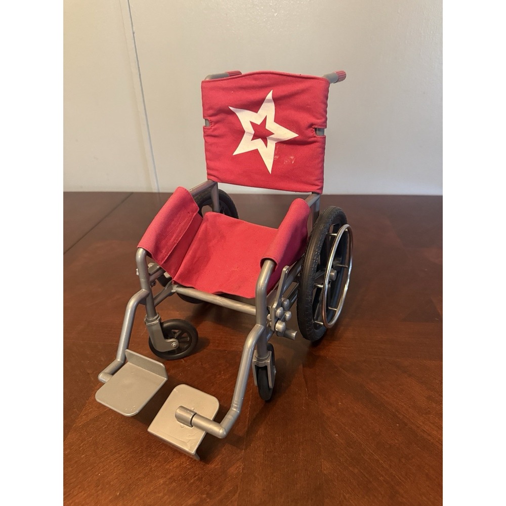 American Girl Truly Me RED BERRY WHEELCHAIR for 18 Inch Dolls NEW